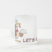 Ich bin essfertiges Erntedank-Abendessen Mattglastasse (Vorderseite Links)