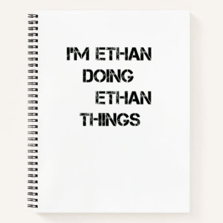 Ich bin Ethan und mache Ethan-Dinge Notizblock