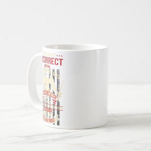 Ich bin etwas falsch, ich sage frohe Weihnachten Kaffeetasse (Vorderseite Links)