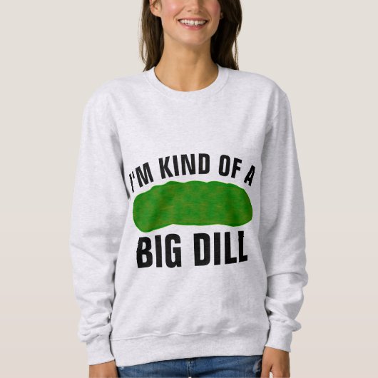 ICH BIN ETWAS VON EINEM GROSSEN SCHLECHTER, FUNNY  SWEATSHIRT (Vorderseite)