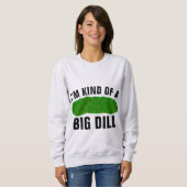 ICH BIN ETWAS VON EINEM GROSSEN SCHLECHTER, FUNNY  SWEATSHIRT (Vorne ganz)