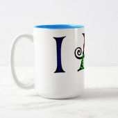 ICH BIN extravagant zwei Töne Tasse (Links)
