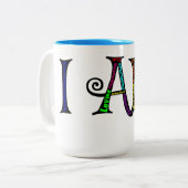 ICH BIN extravagant zwei Töne Tasse (Vorderseite Links)