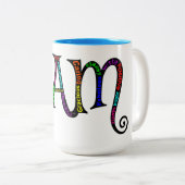 ICH BIN extravagant zwei Töne Tasse (VorderseiteRechts)