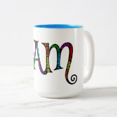 ICH BIN extravagant zwei Töne Tasse (VorderseiteRechts)