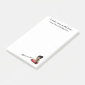 "Ich bin fabelhaft, Phantastisch, Atemberaubend... Post-it Klebezettel (angewinkelt)