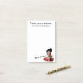 "Ich bin fabelhaft, Phantastisch, Atemberaubend... Post-it Klebezettel (Auf Schreibtisch)