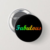 Ich bin Fabulous Button (Vorne & Hinten)