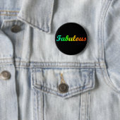 Ich bin Fabulous Button (Beispiel)