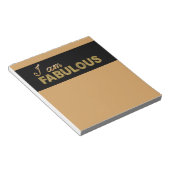 Ich bin Fabulous Notizblock (angewinkelt)