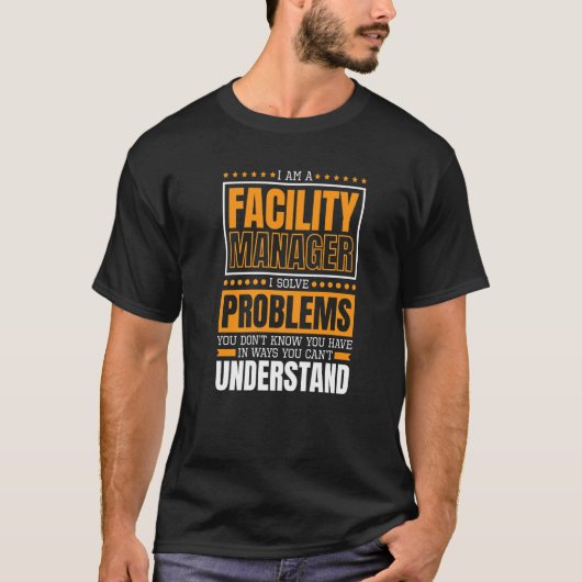 Ich bin Facility Manager T-Shirt (Vorderseite)