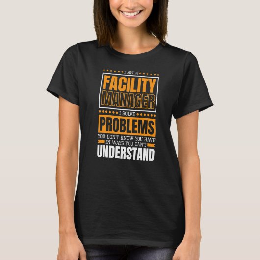 Ich bin Facility Manager T-Shirt (Vorderseite)