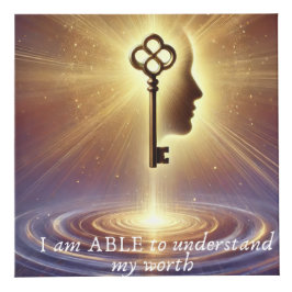 Ich bin fähig - Affirmation Foto Cube Würfel