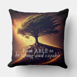Ich bin fähig - Kraft und Friedenssicherung Pillow Kissen