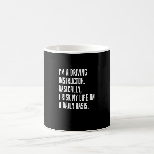 Ich bin Fahrlehrer Kaffeetasse (Mittel)