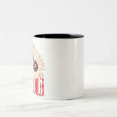 Ich bin Fahrradfahrer-Großvater-T - Shirt - Opa-Bi Zweifarbige Tasse (Mittel)