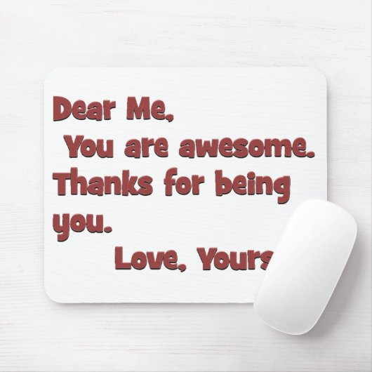 Ich bin fantastisch mousepad (Mit Mouse)