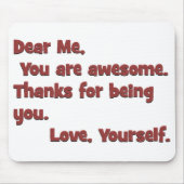 Ich bin fantastisch mousepad (Vorne)