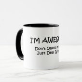 Ich bin fantastisch tasse (Vorderseite Links)