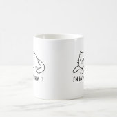 Ich bin faul und weiß es kaffeetasse (Mittel)