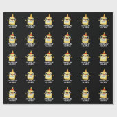 Ich bin Feelin Glued Funny Glue Pun Dark BG Geschenkpapier (Flach)