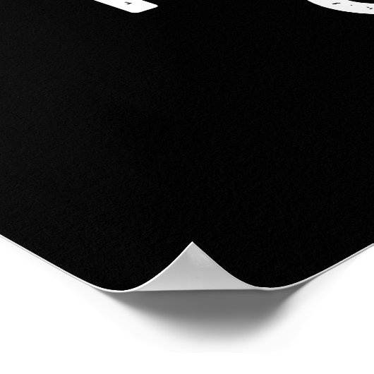 Ich bin Feelin Glued Funny Glue Pun Dark BG Poster (Ecke)