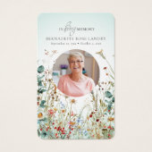 ICH BIN, Feier des Lebens Kolibri Wildblumen (Vorderseite)