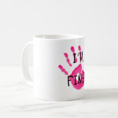 Ich bin fein kaffeetasse (Vorderseite Links)