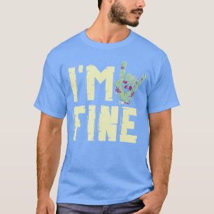 Ich bin fein Zombie-Hand-Zombies Horrorrick Orreat T-Shirt