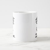 ICH BIN FEINE Jumbo-Tasse (Vorderseite)