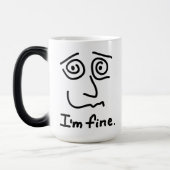 ICH BIN FEINE Morphing-Tasse Verwandlungstasse (Links)