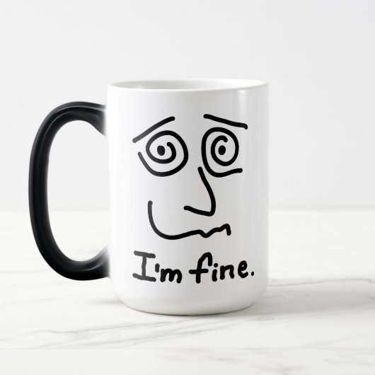ICH BIN FEINE Morphing-Tasse Verwandlungstasse (Links)
