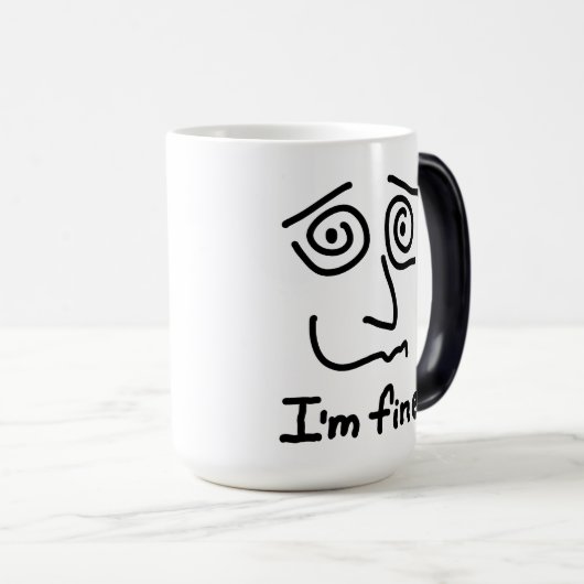 ICH BIN FEINE Morphing-Tasse Verwandlungstasse (VorderseiteRechts)