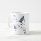 Ich bin feine Tasse. Geschenk der Unterstützung | Kaffeetasse (Vorderseite Links)