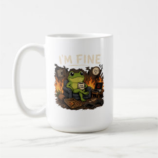 Ich bin feiner Frosch Das ist feine Meme-Kunst Kaffeetasse