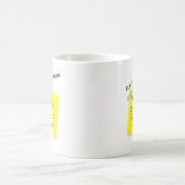 Ich bin feines Post-it-Zettel Kaffeetasse (Mittel)
