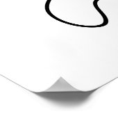 Ich bin Feline Funky Funny Cat Pun Poster (Ecke)