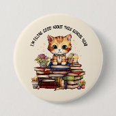 Ich bin Feline gut an diesem Schuljahr Button (Vorderseite)