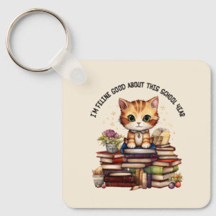 Ich bin Feline gut an diesem Schuljahr Schlüsselanhänger