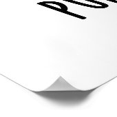 Ich bin Feline Purr-ty Good Funny Cat Pun Poster (Ecke)