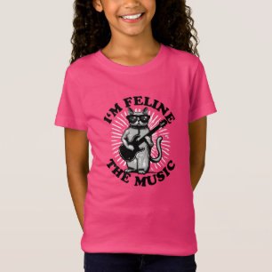 Ich bin Feline The Music Gitarrenspielerkatze T-Shirt
