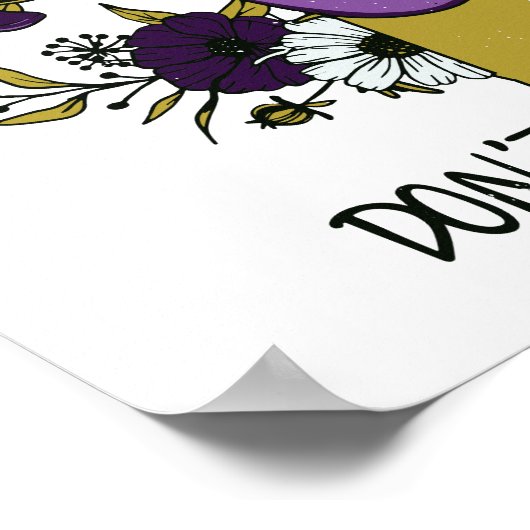 Ich bin Feministin Poster (Ecke)