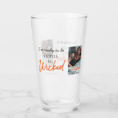 Ich bin fertig... ein bisschen gekochtes Trinkglas Glas (Rückseite)