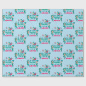 Ich bin fertig erwachsen. Lasst uns Meerjungfrauen Geschenkpapier (Flach)