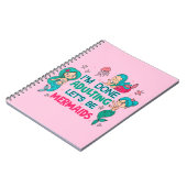 Ich bin fertig erwachsen. Lasst uns Meerjungfrauen Notizblock (Linke Seite)