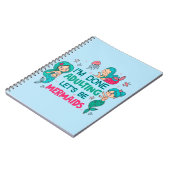 Ich bin fertig erwachsen. Lasst uns Meerjungfrauen Notizblock (Linke Seite)