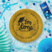 Ich bin fertig - gelb pappteller (Party)