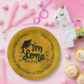 Ich bin fertig - gelb pappteller (Party)