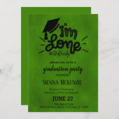 Ich bin fertig - grün einladung (Vorne/Hinten)