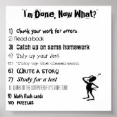 "Ich bin fertig, was?" Poster (Vorne)